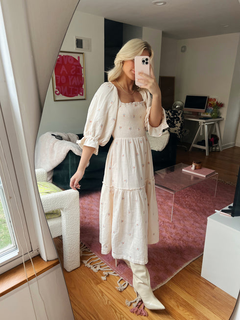Lillies Love Midi Dress *RESTOCKED*